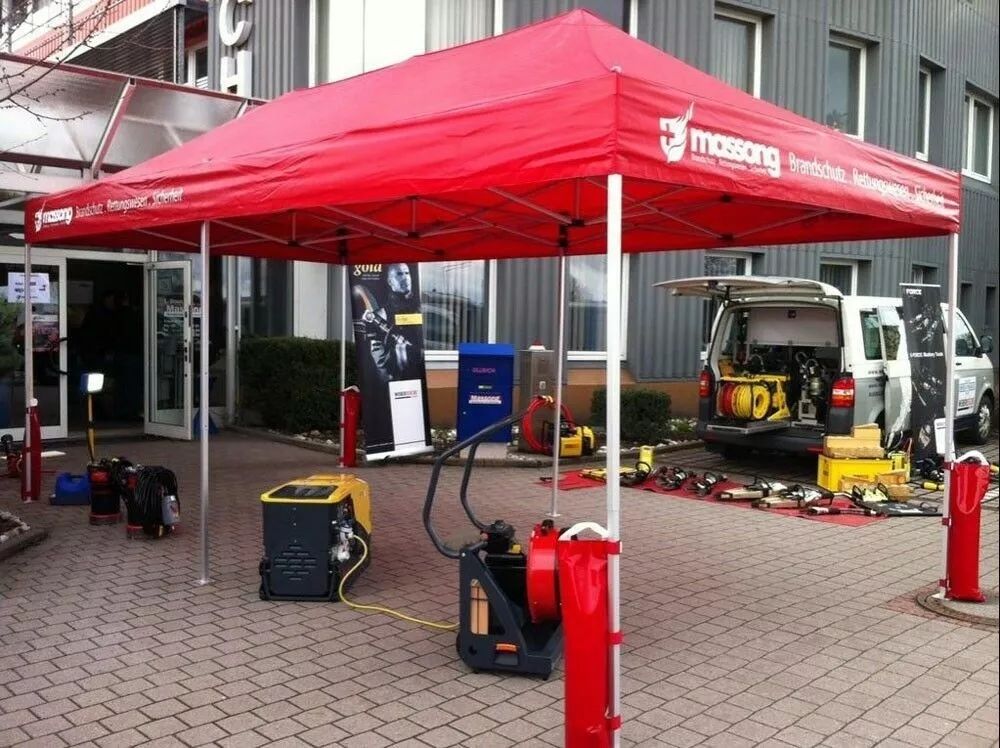 ELN Sicherheitstechnik GmbH - Feuerwehrzelt für Düsseldorf von ELN